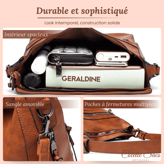 Camille | Sac Zippé Élégant | À Épaule