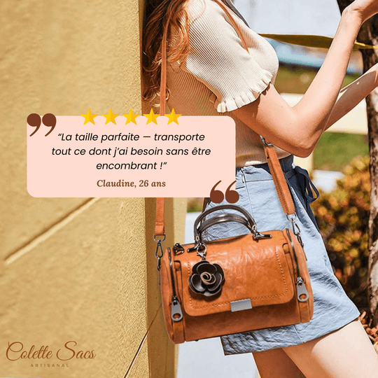 Jeanne | Sac Baril Poli | Sacoche