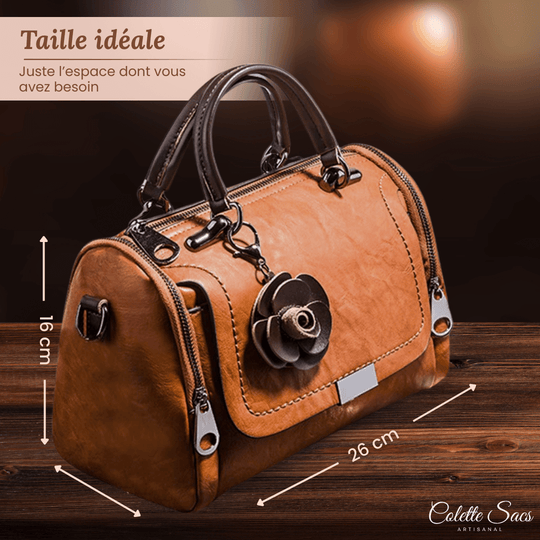 Jeanne | Sac Baril Poli | Sacoche