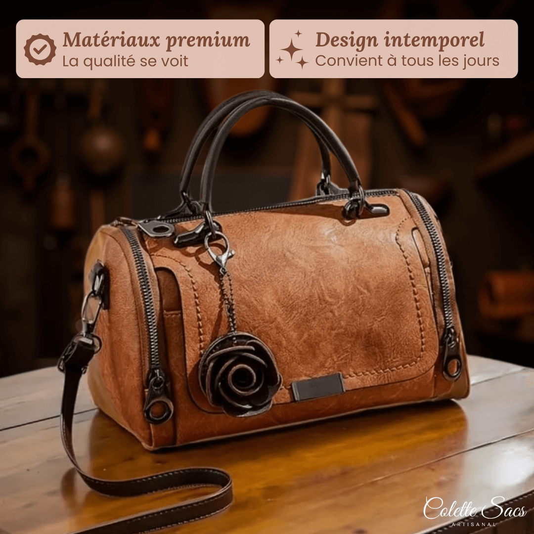 Jeanne | Sac Baril Poli | Sacoche