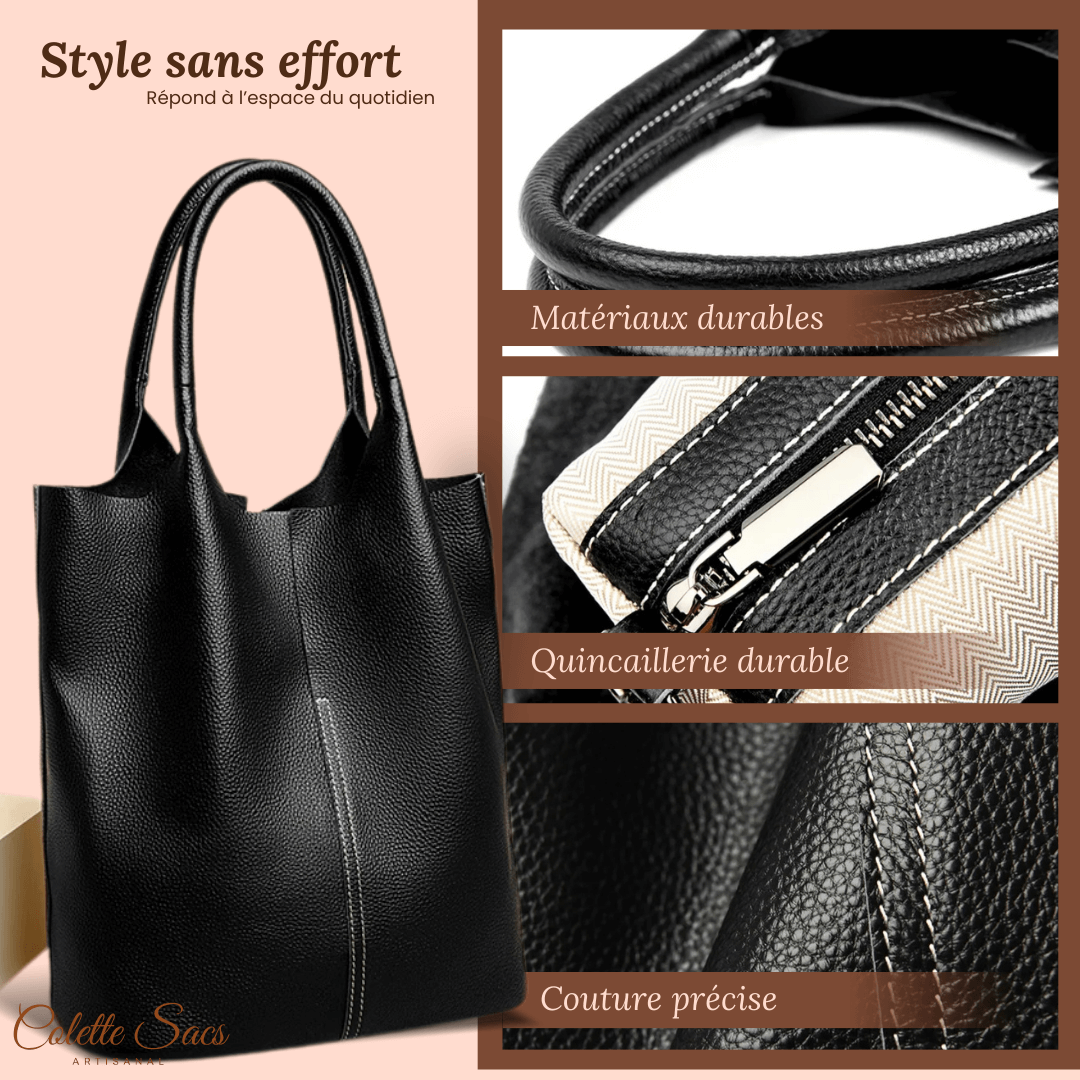 Élisa | Grand Cabas Élégant | Sac à Main